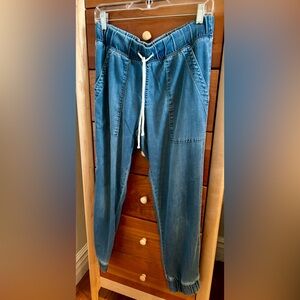 Bella Dahl Tencel denim drawstring joggers